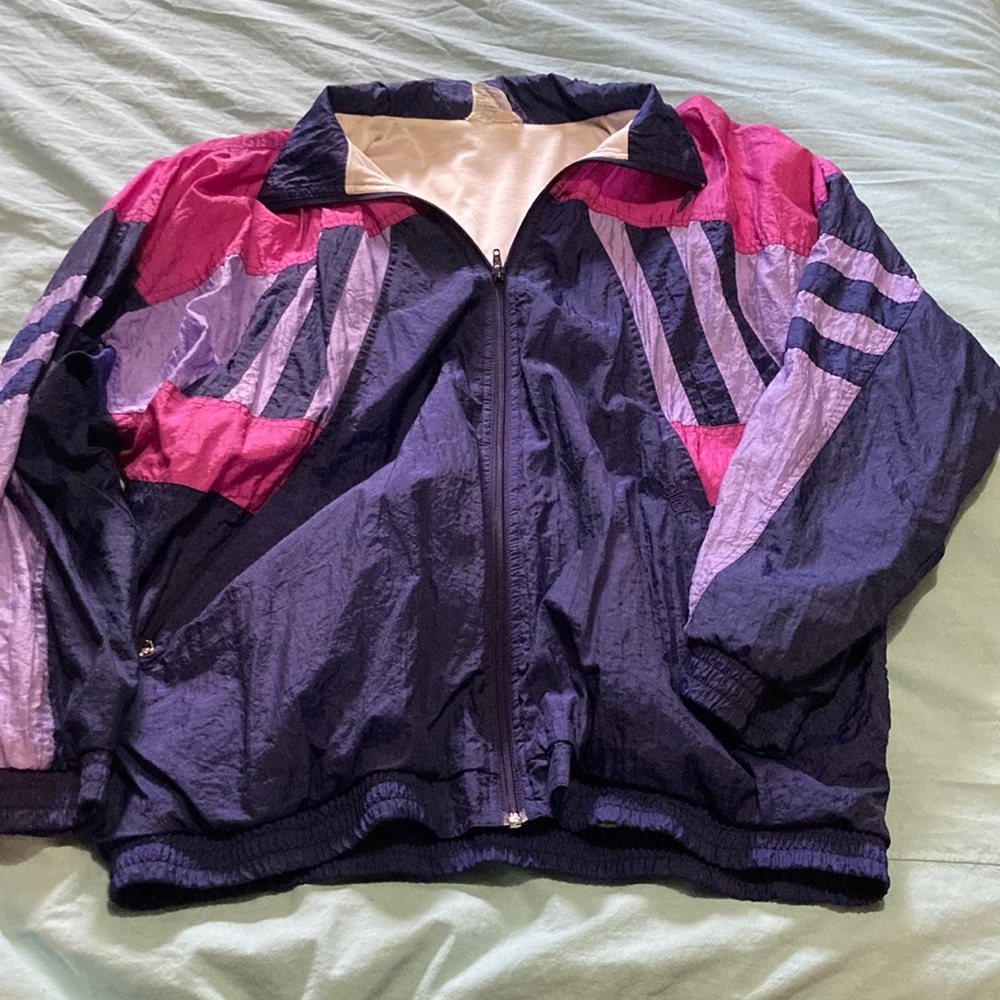 Vintage wind breaker Etirel pro series purple medium ladies
